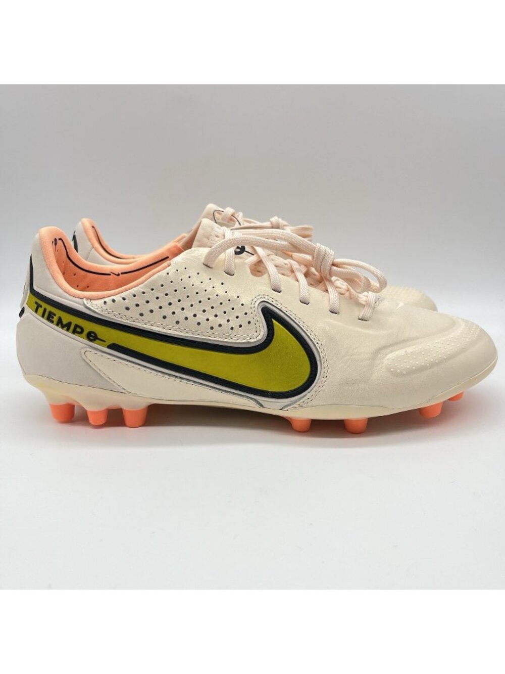 Nike Tiempo Legend 9 Elite AG PRO Soccer Cleats Guava Men's Size 7 DB0824-801